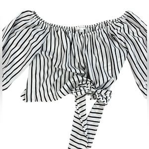 NWOT Off shoulder crop top | large